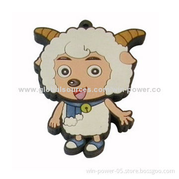 Sheep-shaped USB Stick with 1-64GB Capacity, Customized Logos Welcomed
